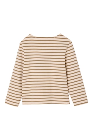 T-shirt - Vert olive et écru