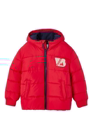 Blusão com capuz - Vermelho