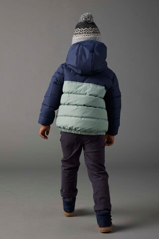 Blusão com capuz - Verde-água