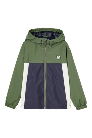 Corta-vento com capuz - Caqui