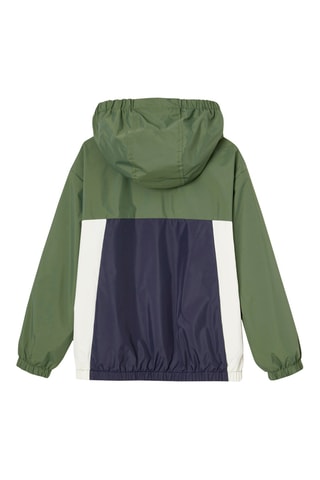 Corta-vento com capuz - Caqui