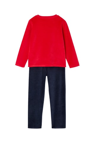 2 pyjamas en velours - Bleu marine
