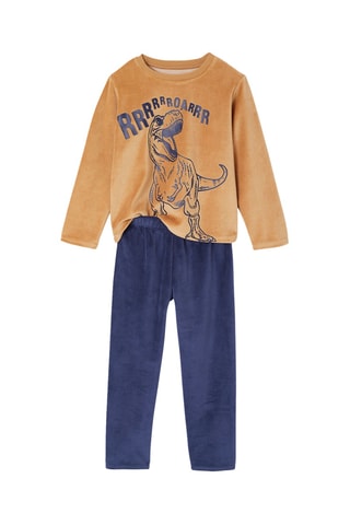 2 pyjamas en velours - Camel