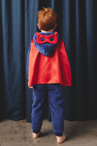 Combinaison en velours - Bleu roi