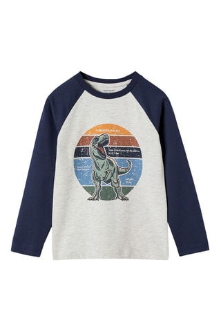 T-shirt - Blanc chiné