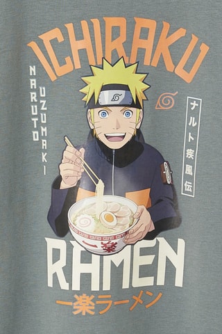 T-shirt Naruto Naruto Shippuden - Azul-acinzentado