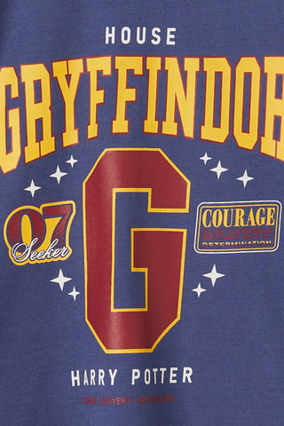 T-shirt Harry Potter - Azul-marinho