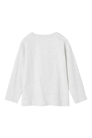 T-shirt - Branco mesclado