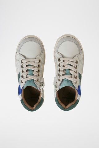 Baskets en cuir - Ecru