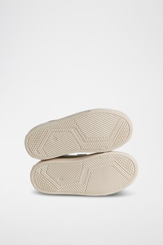 Baskets en cuir - Ecru