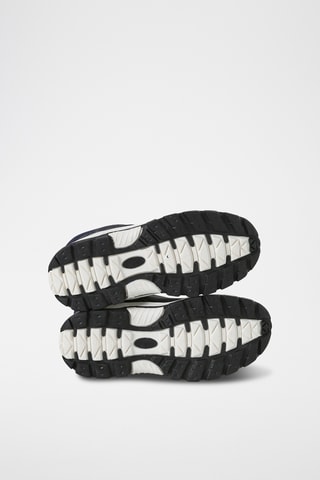 Baskets montantes fourrées - Bleu marine