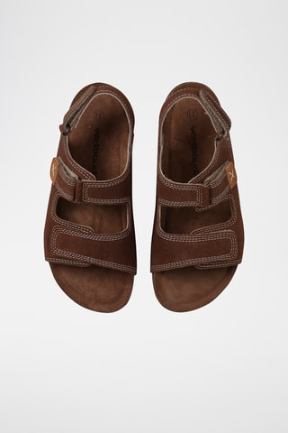 Sandálias em nobuck - Camel