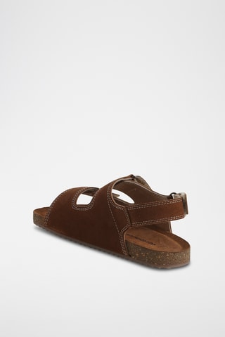 Sandálias em nobuck - Camel