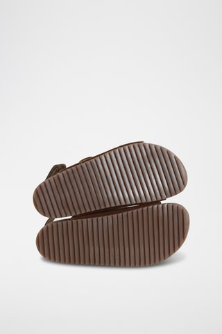 Sandálias em nobuck - Camel