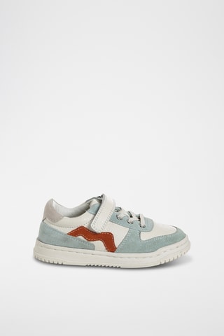 Sapatilhas em couro - verde-água