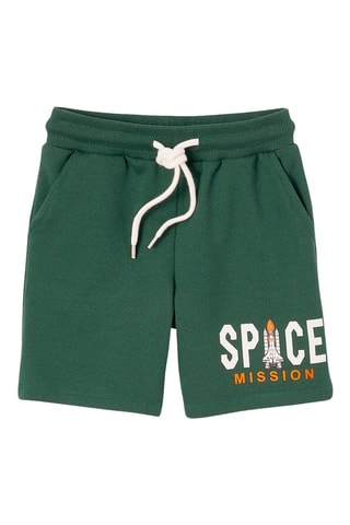 Sweat à capuche et short - Vert sapin