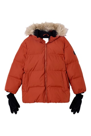 Blusão com capuz - Laranja