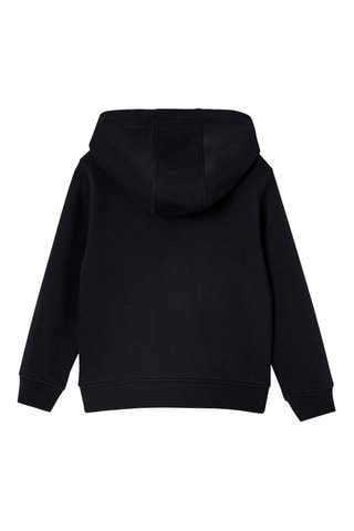 Sweat à capuche - Anthracite et blanc