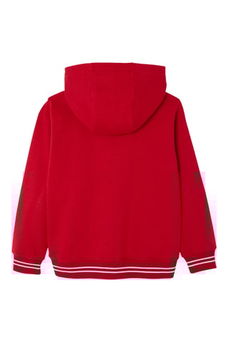 Sweat à capuche - Rouge et blanc
