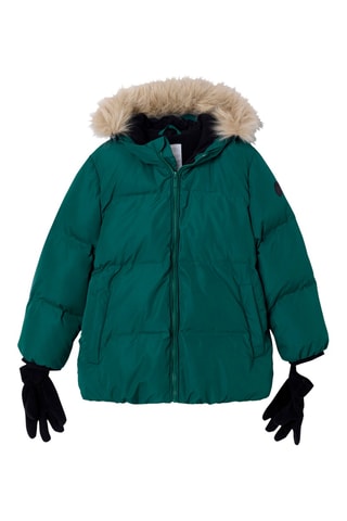 Blusão com capuz - Verde-pinheiro