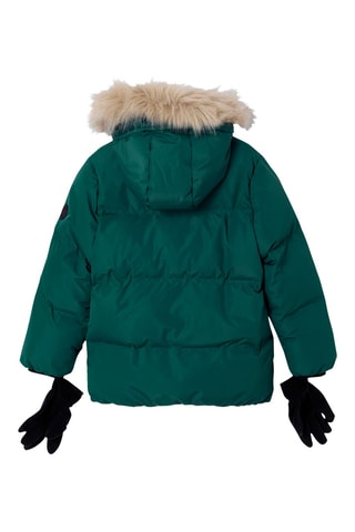 Blusão com capuz - Verde-pinheiro