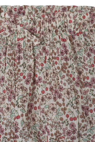 T-shirt e calções - Cru e rosa