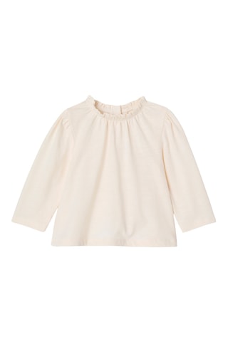 2 blusas em algodão biológico - Branco e rosa