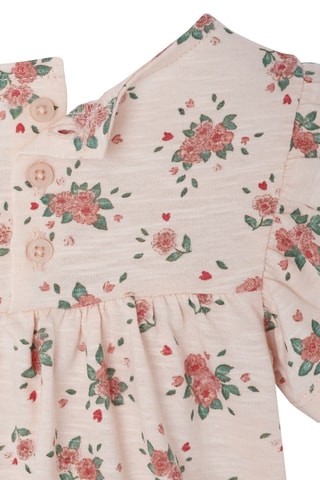 Blusa em algodão biológico - Rosa-claro mesclado