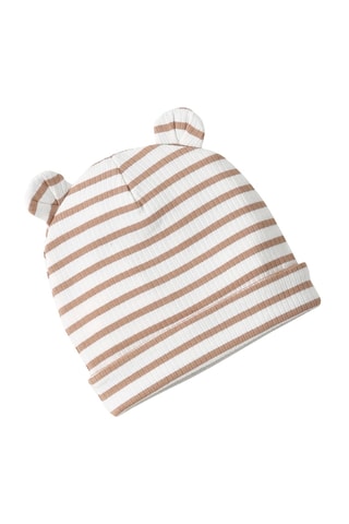 Conjunto de 3 peças - Branco e camel