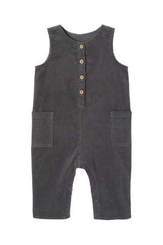 Combinaison en velours - Anthracite