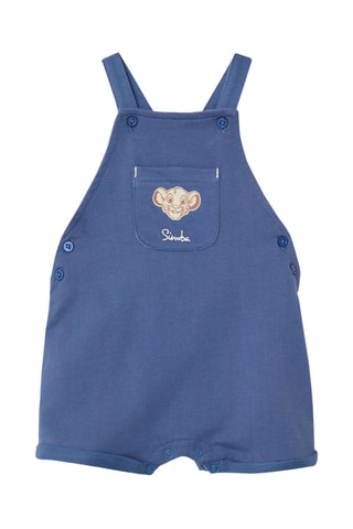 T-shirt et salopette Simba Le Roi Lion - Indigo et beige