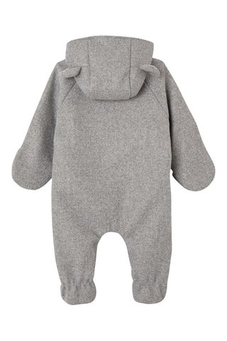 Combipilote à capuche - Gris chiné