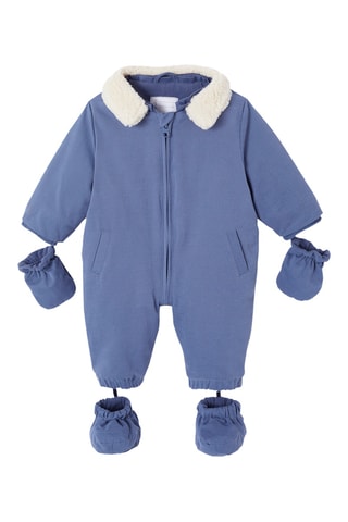 Combipilote à capuche - Bleu marine