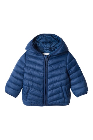 Blusão com capuz - Azul-marinho