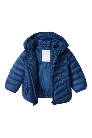 Blusão com capuz - Azul-marinho