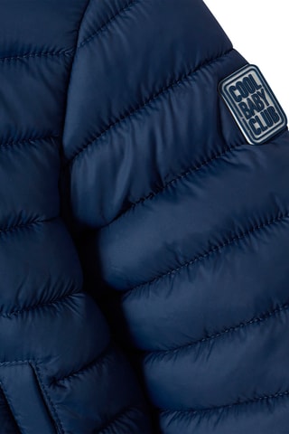 Blusão com capuz - Azul-marinho