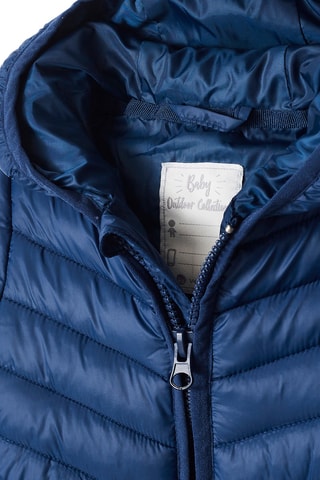 Blusão com capuz - Azul-marinho