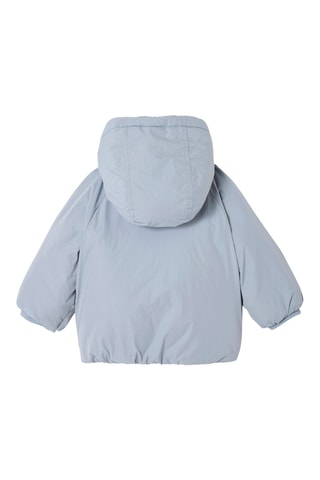 Casaco com capuz - Azul-claro
