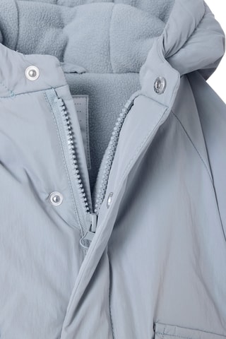 Casaco com capuz - Azul-claro