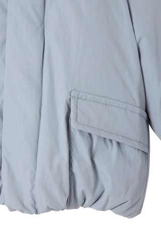 Casaco com capuz - Azul-claro