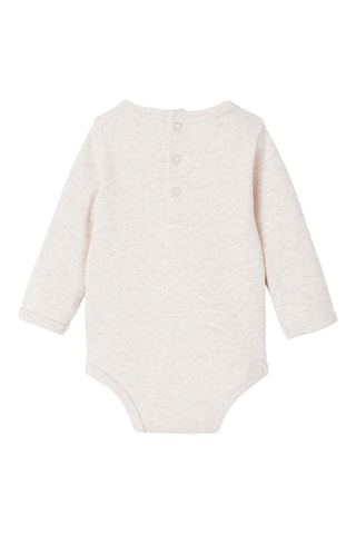 2 bodys - Beige chiné et bleu clair