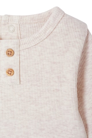 2 bodys - Beige chiné et bleu clair