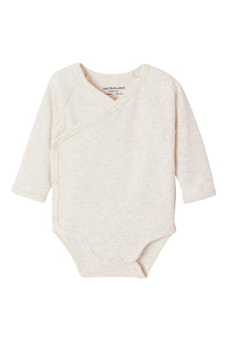 Ensemble 3 pièces en coton biologique - Ecru et beige