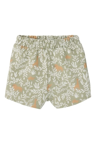 2 shorts en coton biologique - Vert clair