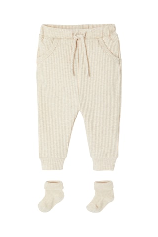 Pantalon et chaussons - Beige