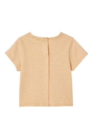 2 t-shirts em algodão biológico - Bege