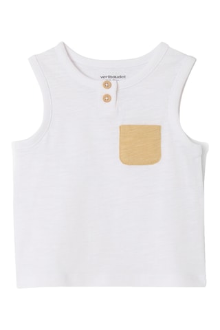 Camisola de alças - Branco