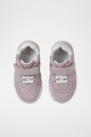 Baskets en nubuck - Fuchsia