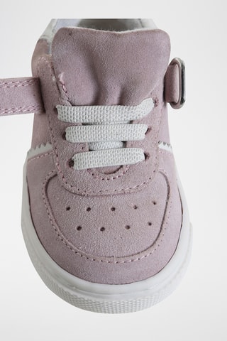 Baskets en nubuck - Fuchsia