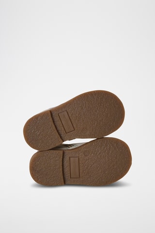 Botins em nobuck - Dourado